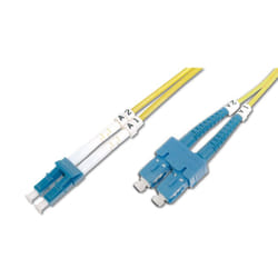 WP WPC-FP0-9LCSC-075 câble de fibre optique 7,5 m LC SC OS2 Jaune