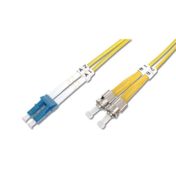 WP WPC-FP0-9LCST-020 câble de fibre optique 2 m LC ST OS2 Jaune