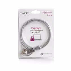 Ewent EW1241 câble antivol Argent 1,5 m