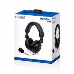 Ewent EW3564 écouteur/Casque Avec fil Arceau Noir - Vue supplémentaire 6