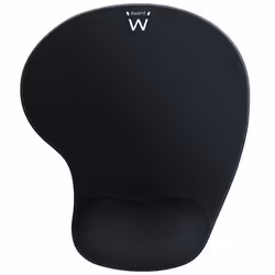 Ewent EW3181, Noir, Monochromatique, Gel, Polyester, Polyuréthane, Repose-poignets, Base antidérapante