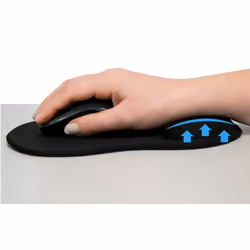 Ewent EW3181 tapis de souris Noir