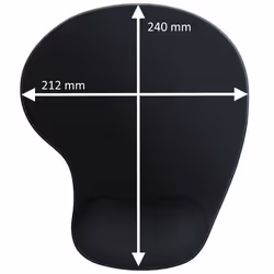 Ewent EW3181 tapis de souris Noir