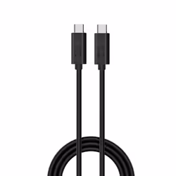 Ewent EC1046, 1 m, USB C, USB C, USB 3.2 Gen 2 (3.1 Gen 2), 20000 Mbit/s, Noir