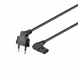 Ewent EC1917 câble électrique Noir 1,8 m CEE7/16 Coupleur C7