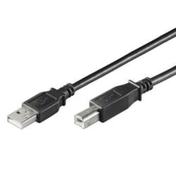 Ewent EC1004 câble USB 1,8 m USB 2.0 USB B USB A Noir