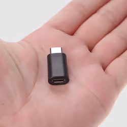 Ewent EW-100517-000-N-P changeur de genre de câble USB 3.1 C USB 2.0 Micro Noir, Argent