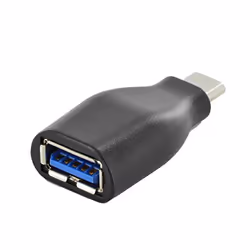 Ewent EW-100518-000-N-P, USB 3.1 Type C, USB 3.1 Type A, Noir