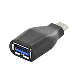 Ewent EW-100518-000-N-P changeur de genre de câble USB 3.1 Type C USB 3.1 Type A Noir