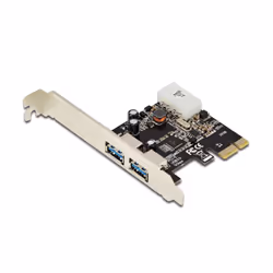 Ewent EW1040, PCIe, USB 3.2 Gen 1 (3.1 Gen 1), Noir, Argent