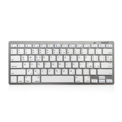 Ewent EW3160 clavier pour tablette Argent, Blanc Bluetooth Italien