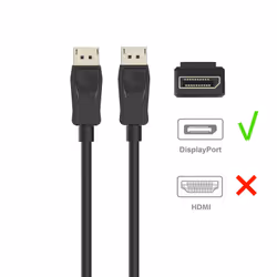 Ewent EC1400 câble DisplayPort 1 m Noir