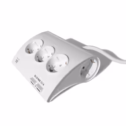 Ewent EW3935 multiprise 1,5 m 5 sortie(s) CA Intérieure Blanc