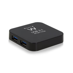Ewent EW1134 hub & concentrateur USB 3.2 Gen 2 (3.1 Gen 2) Type-A 5000 Mbit/s Noir