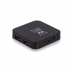 Ewent EW1134 hub & concentrateur USB 3.2 Gen 2 (3.1 Gen 2) Type-A 5000 Mbit/s Noir