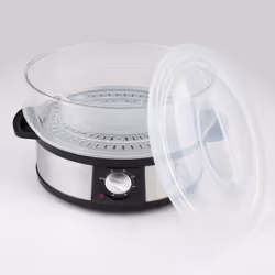 Girmi VP26 cuiseur vapeur 3 Nombre de paniers Pose libre 750 W Noir, Argent - Vue supplémentaire 5
