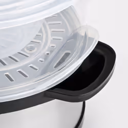 Girmi VP26 cuiseur vapeur 3 Nombre de paniers Pose libre 750 W Noir, Argent - Vue supplémentaire 6