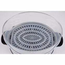 Girmi VP26 cuiseur vapeur 3 Nombre de paniers Pose libre 750 W Noir, Argent - Vue supplémentaire 7