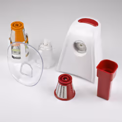 Girmi GT45 electric grater/spiralizer Plastique Multicolore - Vue supplémentaire 6