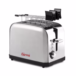 Girmi TP56, 2 part(s), Acier inoxydable, Acier inoxydable, Boutons, Niveau, Rotatif, 850 W, 220 - 240 V