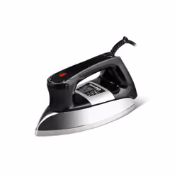 Girmi ST91, Fer à repasse à sec, Semelle en aluminium, Noir, Métallique, 900 W, 230 V, 50 Hz