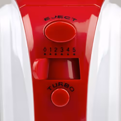 Girmi SB02 Batteur à main 170 W Rouge, Blanc