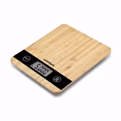 G3 Ferrari Natura, Balance de ménage électronique, 5 kg, 1 g, Bois, Bambou, Bambou