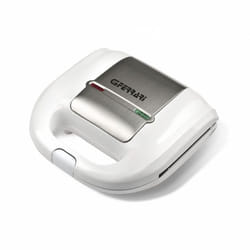 G3 Ferrari MyToast gaufrier et appareil à croque-monsieur 750 W Argent, Blanc