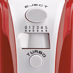 Girmi SB02 Batteur à main 170 W Rouge - Vue supplémentaire 4