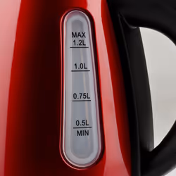 Girmi BL3202 bouilloire 1,2 L 1630 W Noir, Rouge - Vue supplémentaire 4