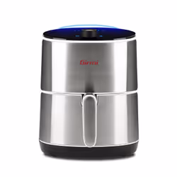 Girmi FG95 Unique 3,2 L Autonome 1500 W Friteuse d’air chaud Acier satin, Blanc