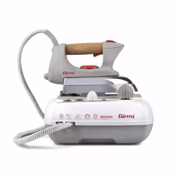 Girmi ST03, 2000 W, 50 g/min, Semelle en aluminium, 3 bar, 0,7 L, Gris, Blanc