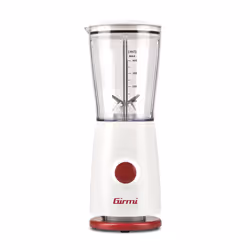 Girmi FR0301, Mélangeur de table, 0,5 L, Fonction d'impulsion, 170 W, Rouge, Blanc