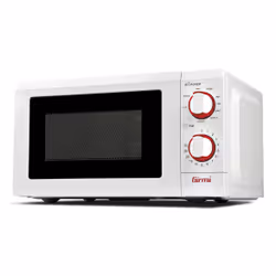 Girmi FM06, Sur toute la gamme, Micro-ondes grill, 20 L, 700 W, Rotatif, Blanc
