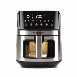 G3 Ferrari Friggisano Visual Unique 6,5 L Autonome 1700 W Friteuse d’air chaud Noir, Argent
