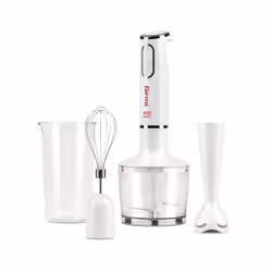 Girmi MX1601, Mixeur de cuisine, 400 W, Acier inoxydable, Transparent, Blanc