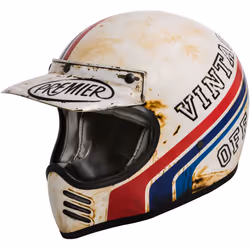 Premier Trophy MX BTR 8 BM Casque Motocross, multicolore, taille S pour Hommes