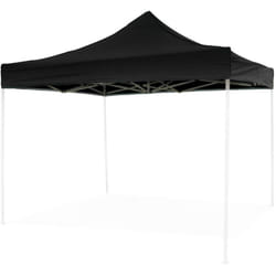 Tôle de toit imperméable noire 3X3 m pour remplacement de tonnelle pliable EG49483