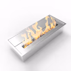 Brûleur DIVINA FIRE 3,5 litres Brûleur 3,5 litres Dimensions extérieures : L45,7 x P18,7 x H9,5 cm Avec laine de roche Qualit ...