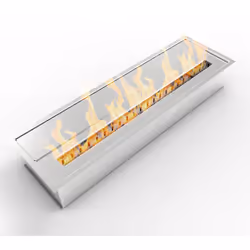 Brûleur DIVINA FIRE 4,5 litres Brûleur 4,5 litresDimensions extérieures : L61 x P18,7 x H9,5 cmAvec laine de rocheInox 430SS  ...