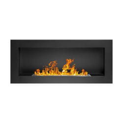 DIVINA FIRE DF91020 cheminée Intérieure Cheminée encastrable Bioéthanol Noir