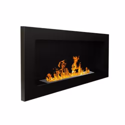 DIVINA FIRE DF91020 cheminée Intérieure Cheminée encastrable Bioéthanol Noir - Vue supplémentaire 4