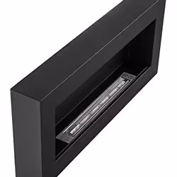DIVINA FIRE DF91022 cheminée Intérieure Cheminée encastrable Bioéthanol Noir
