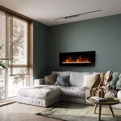 Cheminée électrique - Divina Fire - Dallas - Multicolore - 900/1800 W - Télécommande incluse