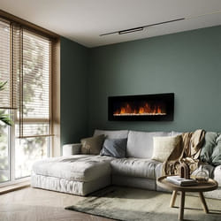 Cheminée électrique - Divina Fire - Dallas - Multicolore - 900/1800 W - Télécommande incluse