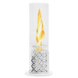 DIVINA FIRE DF91402 cheminée Intérieur & extérieur Cheminée portable Bioéthanol Blanc