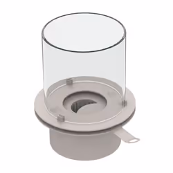 DIVINA FIRE DF93996, Argent, Rond, Acier inoxydable, 250 mm, 250 mm, 285 mm
