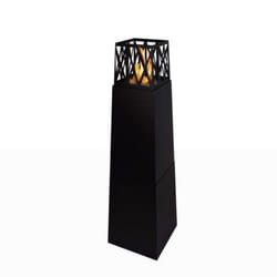 DIVINA FIRE DF94796 cheminée Extérieure Cheminée autonome Bioéthanol Noir