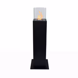 DIVINA FIRE DF94800, Cheminée autonome, Bioéthanol, Noir, Extérieure, 2 - 2,5 h, 0,7 L