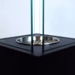 DIVINA FIRE DF94800 cheminée Extérieure Cheminée autonome Bioéthanol Noir - Vue supplémentaire 4